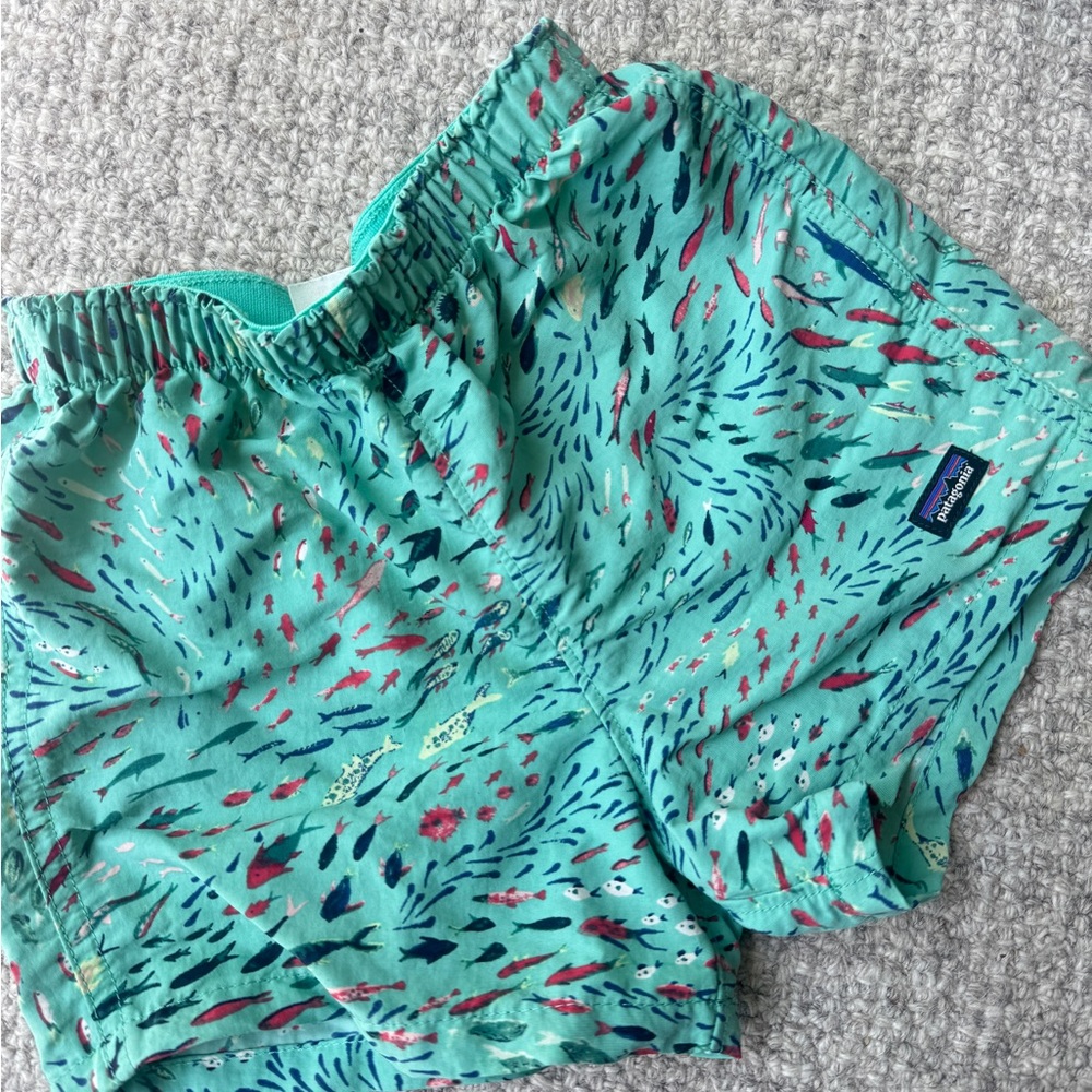 Patagonia Fish Print Swim Shorts